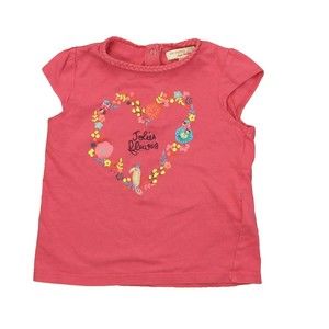 Du Pareil Girls Pink T-Shirt size: 24 Months